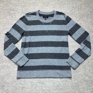 Lucky Brand Womens Striped Long Sleeve Top XS Crewneck Sweater Soft Cozy‎